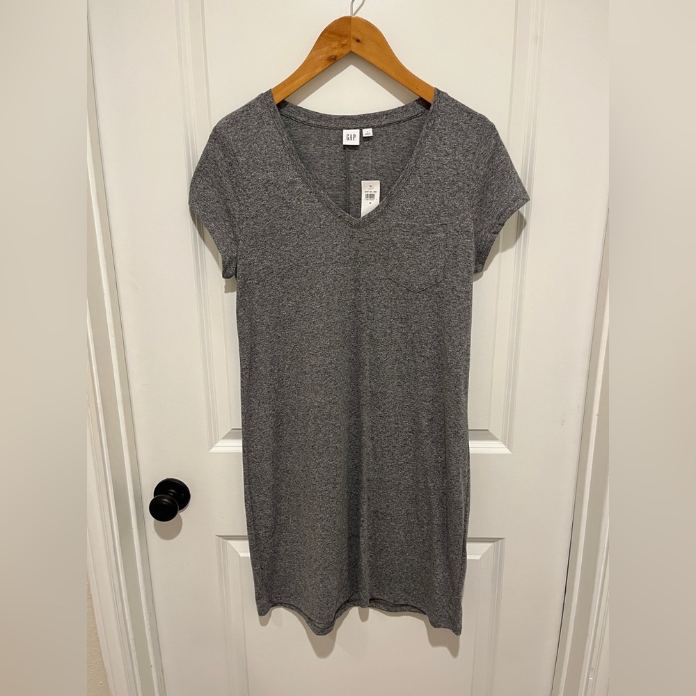 GAP Women's Charcoal T-shirt Dress